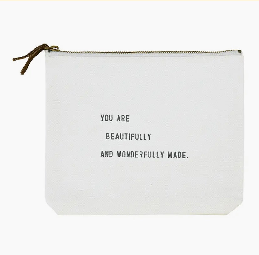 You are Beautifully Made Pouch