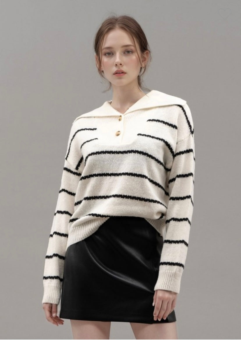 Bree Striped Sweater